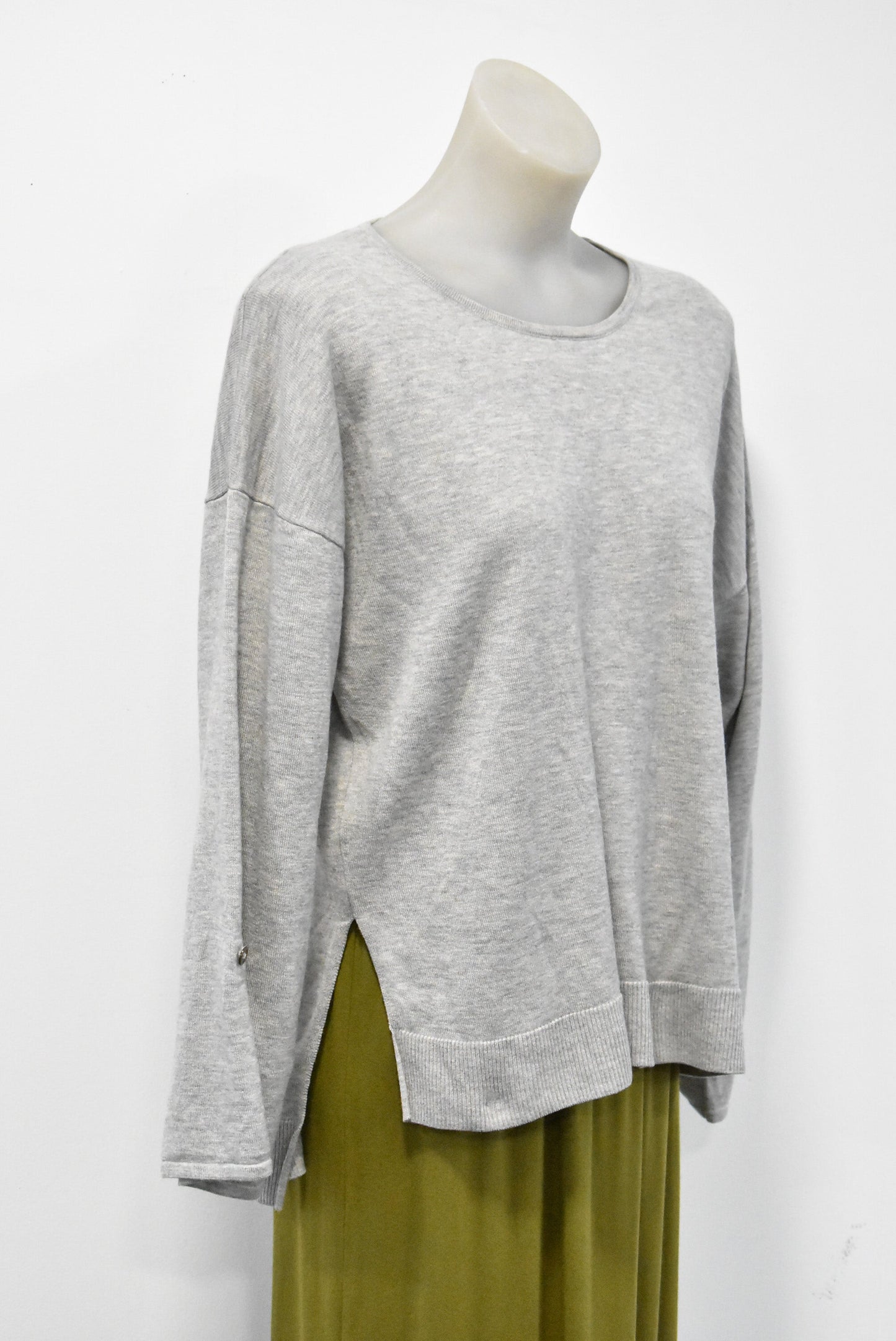 Trenery wool, silk & bamboo blend top, M/L (Copy)