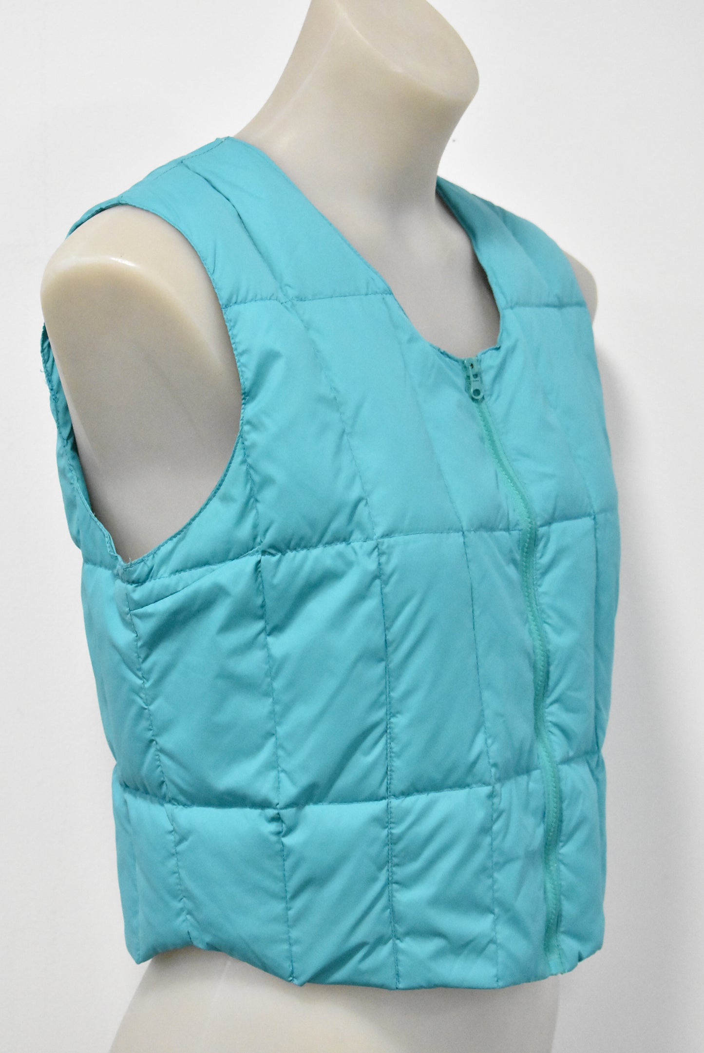 Kedeson cropped puff vest, L