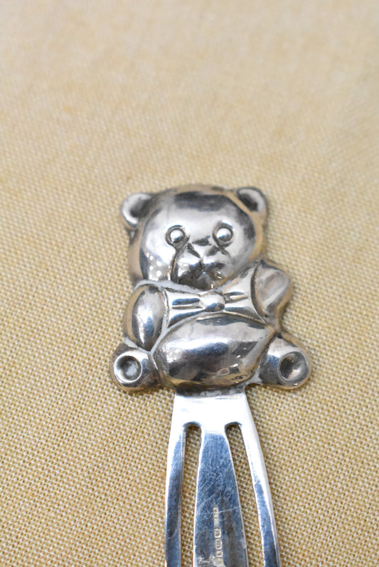 925 silver teddy bear bookmark