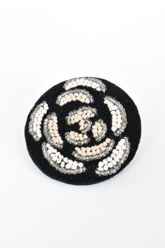 Tamsin Cooper fabric and beads brooch