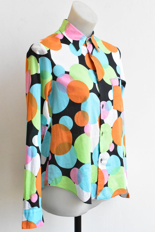 Tricot, Comme Des Garçon geometric patterned shirt, M