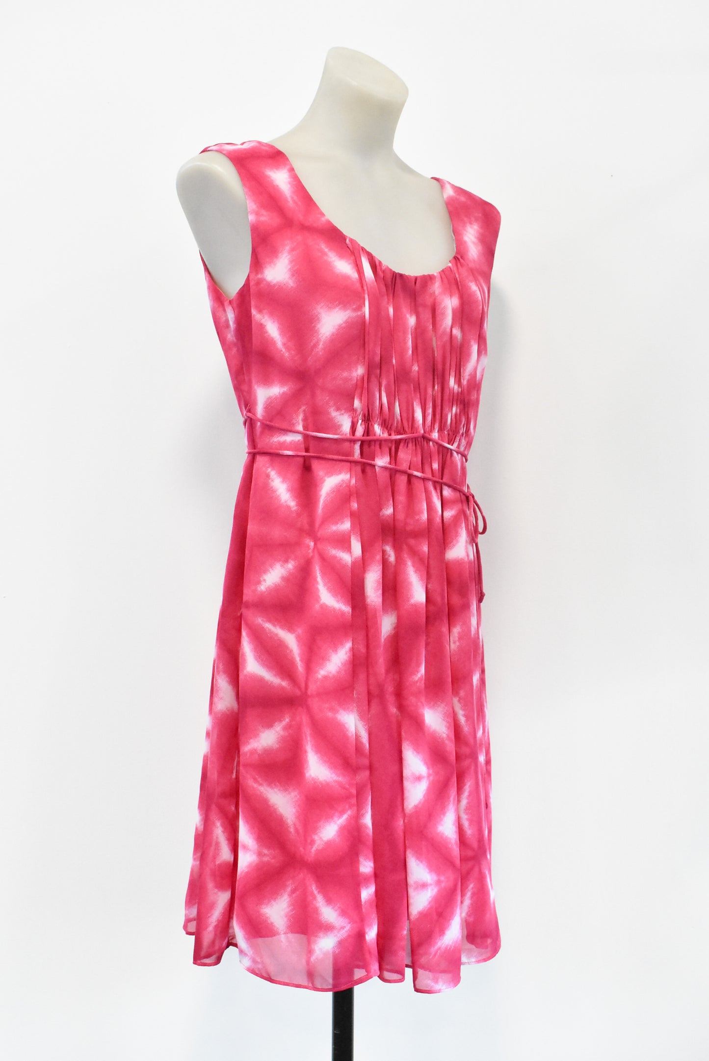 Calvin Klein, gathered A-line dress, 12 (NWT)