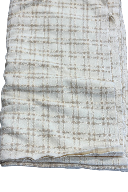 Vintage wool tweed fabric