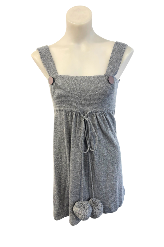 Face Off angora wool knit mini dress, S