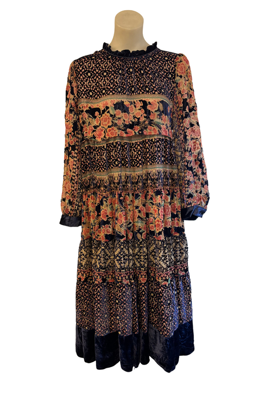 Trelise Cooper Couture "Wish You Were Tier" dress, M NWT