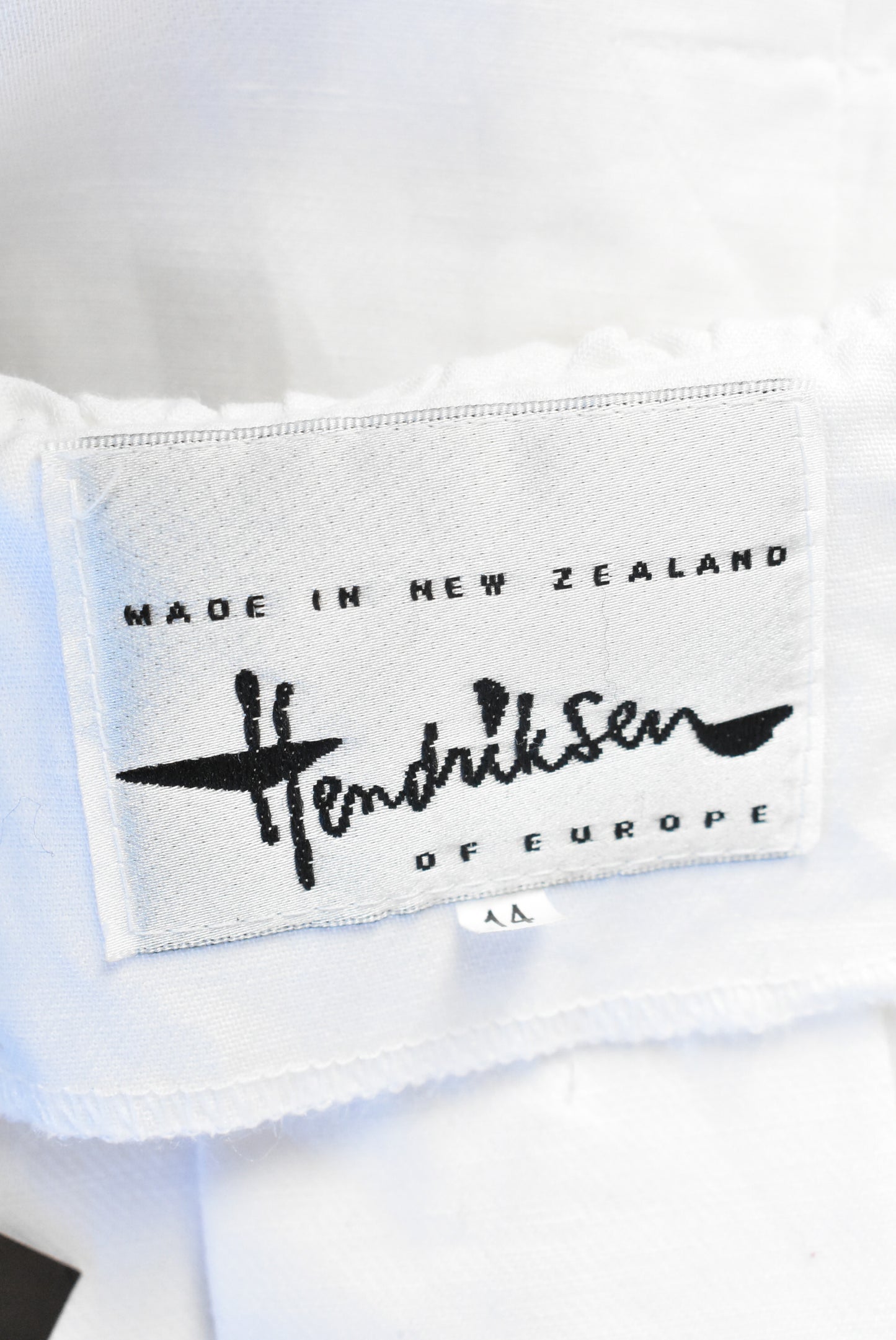Hendriksen white collared light jacket, 14