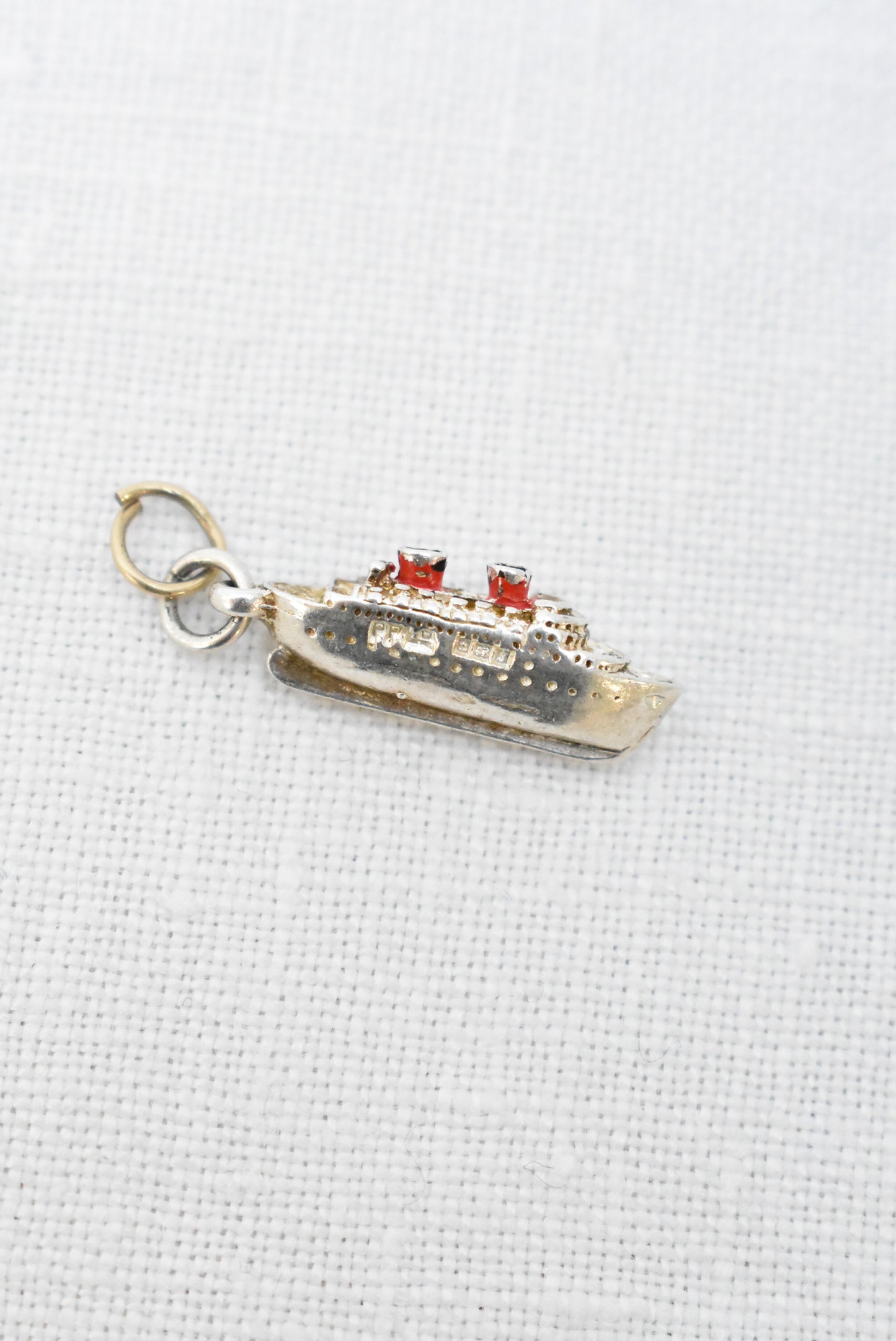 Silver PPL cruise ship charm/pendant