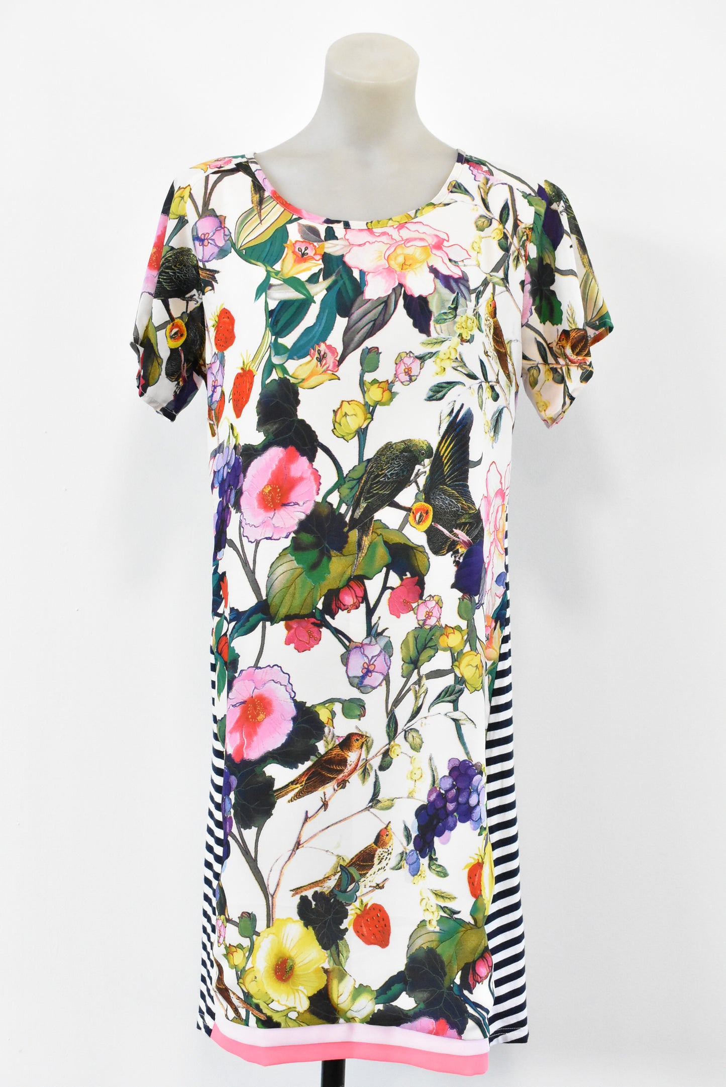 Charlo striped and floral dress