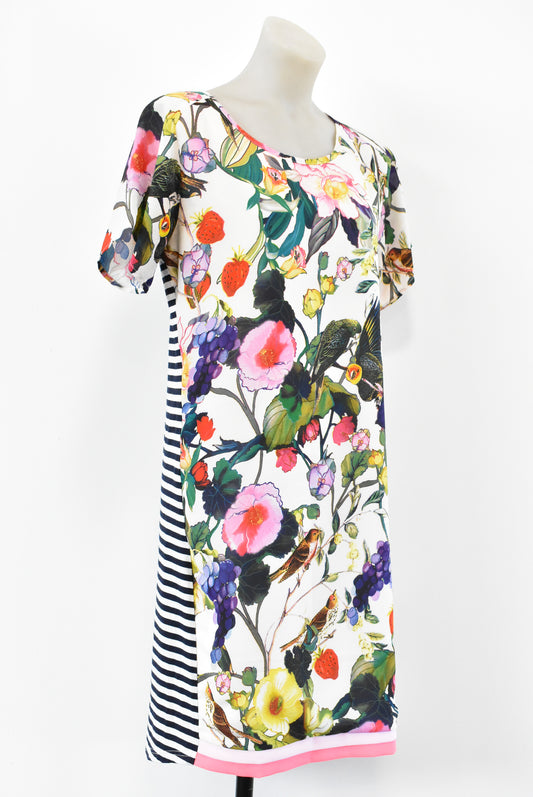 Charlo striped and floral dress