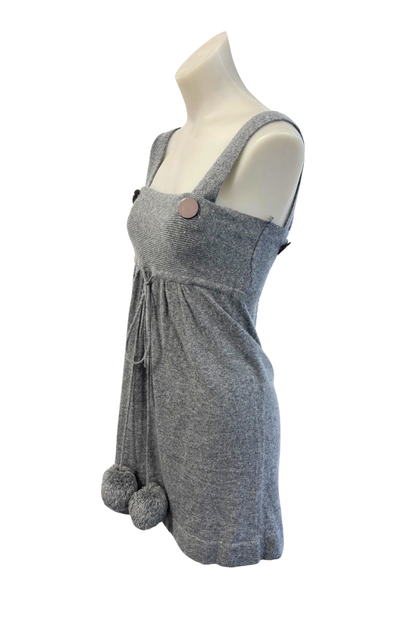 Face Off angora wool knit mini dress, S