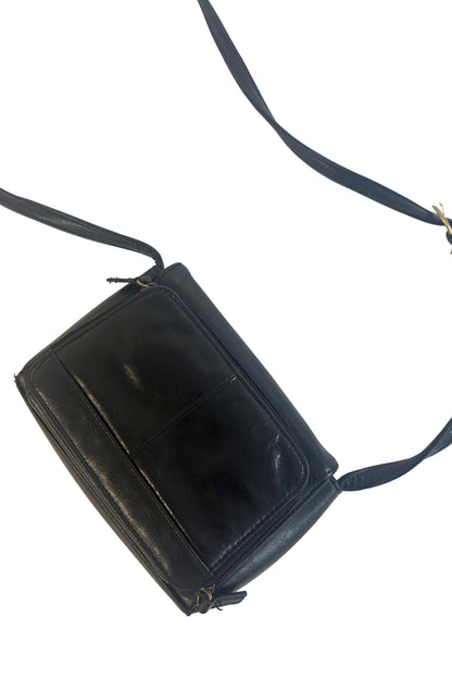 Aurielle genuine leather little black bag