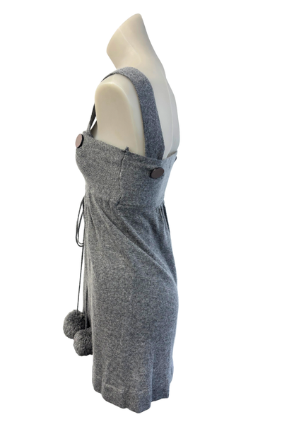 Face Off angora wool knit mini dress, S