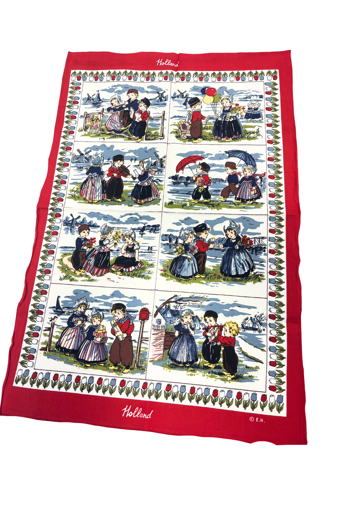 Holland souvenir tea towel