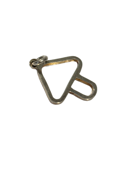 Sterling silver mushroom charm