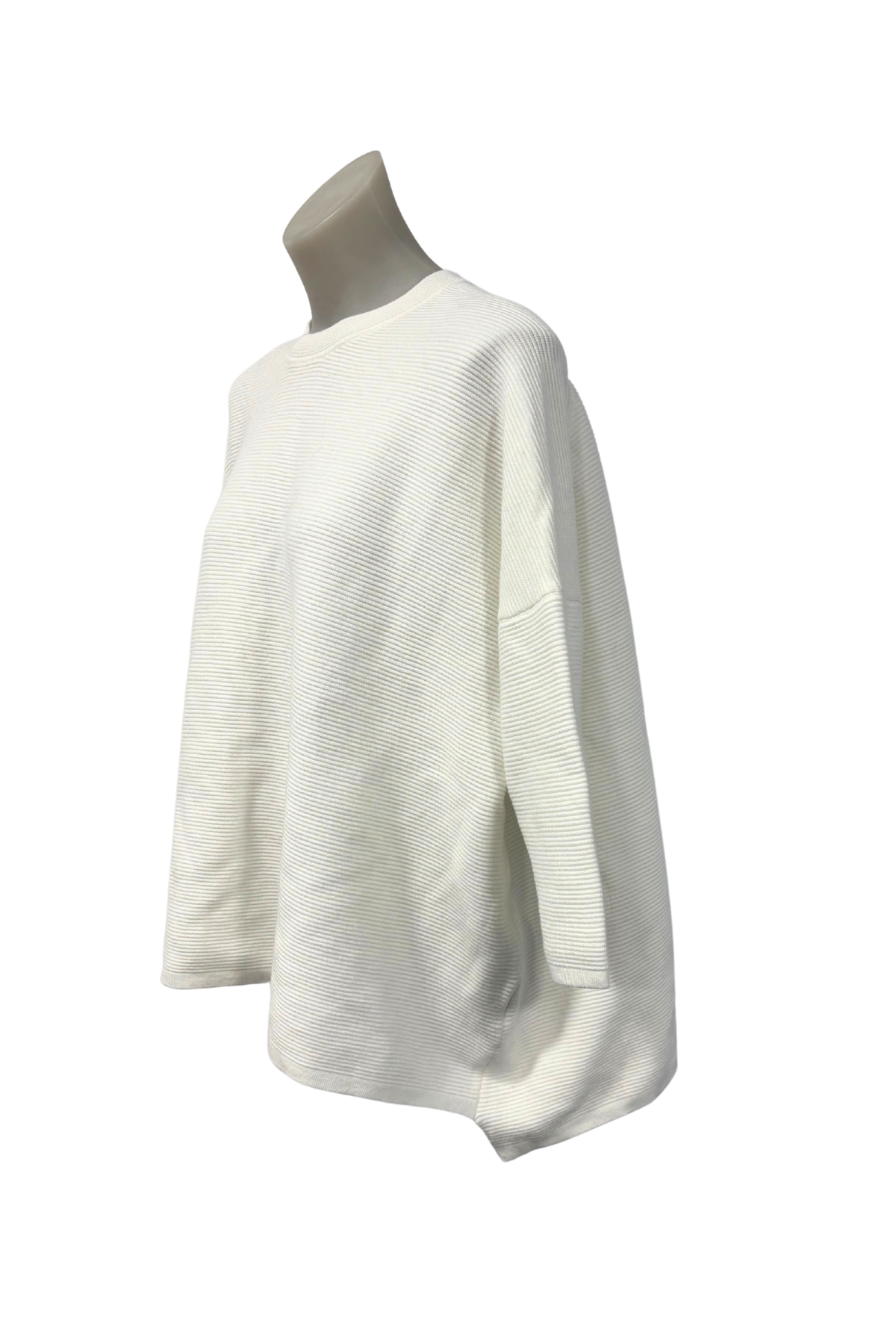 Uptown The Label oversized white jumper, S/M