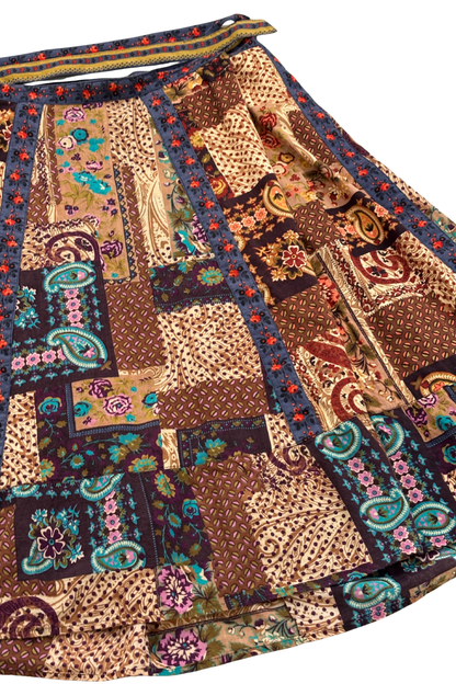 Sunny Girl groovy wrap skirt