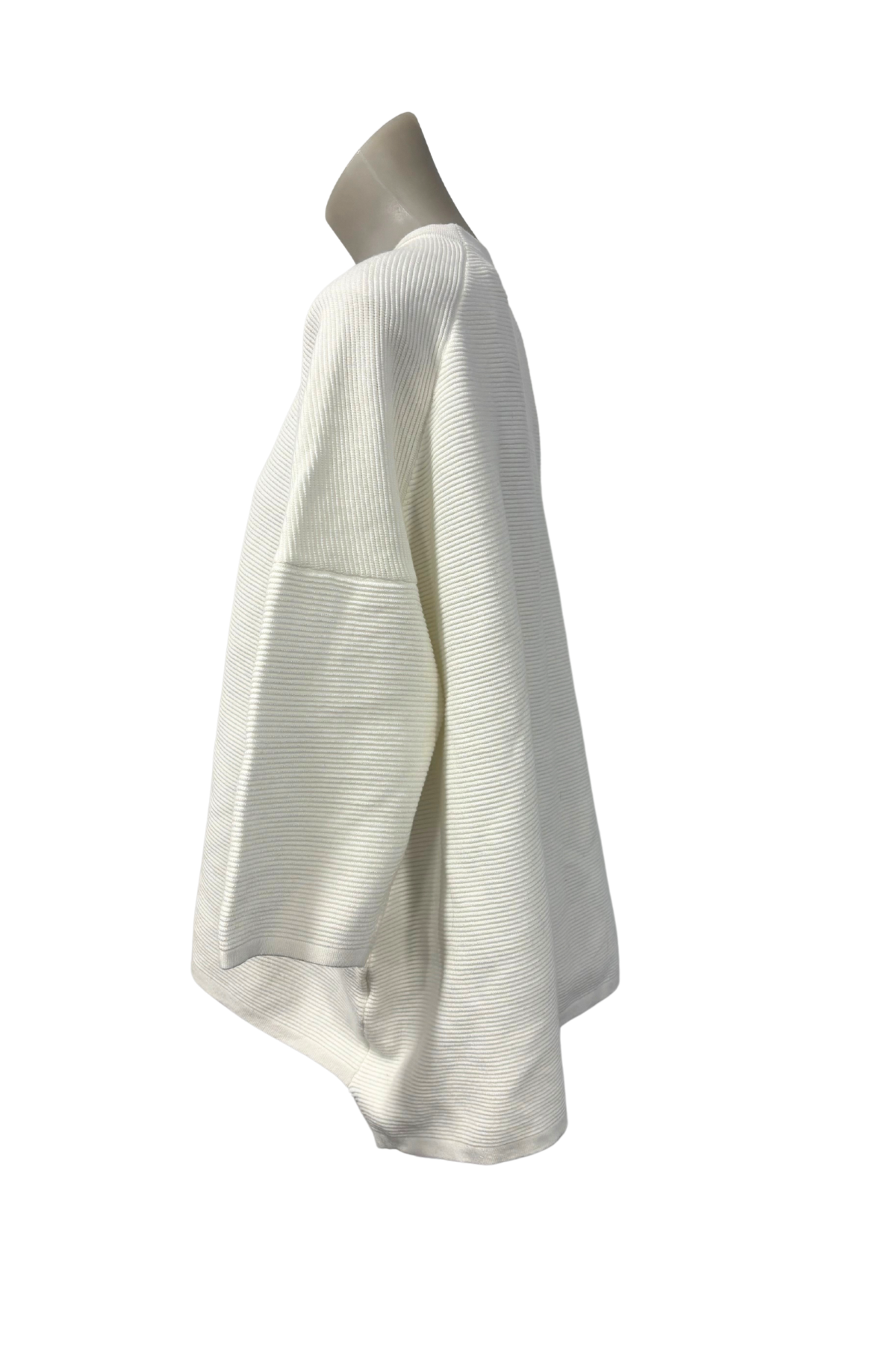 Uptown The Label oversized white jumper, S/M