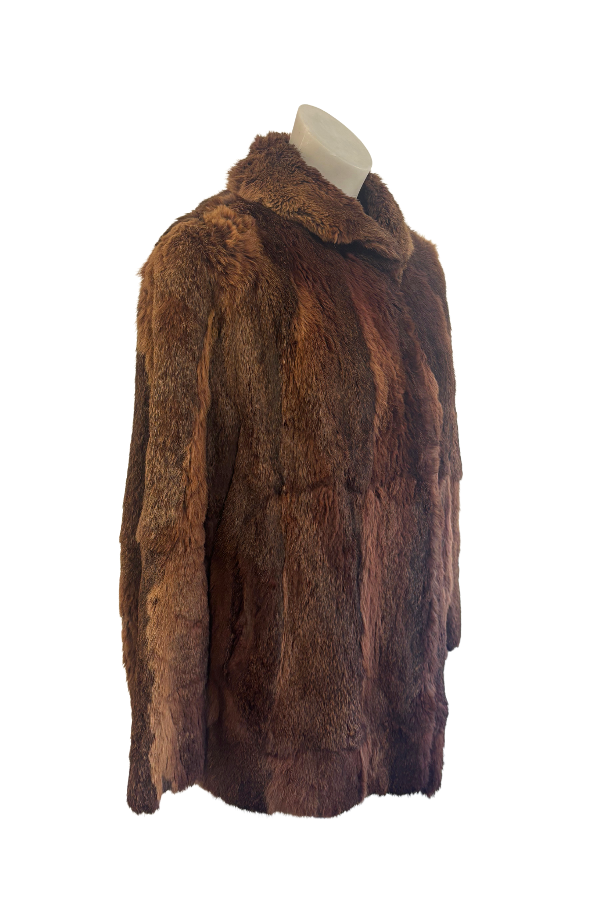 Mooneys NZ made vintage fur coat, M