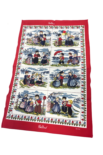 Holland souvenir tea towel