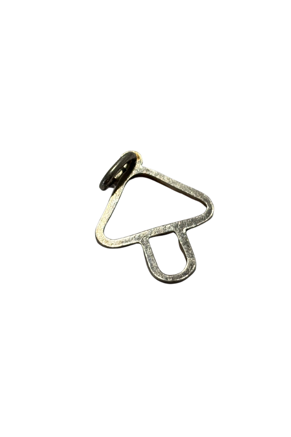 Sterling silver mushroom charm