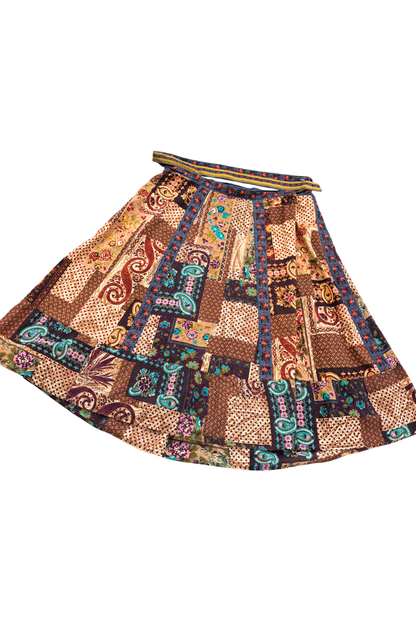Sunny Girl groovy wrap skirt