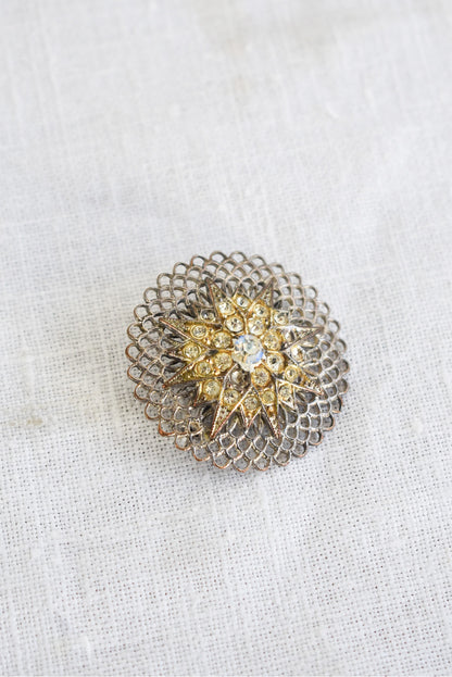 Vintage filigree brooch