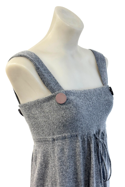 Face Off angora wool knit mini dress, S