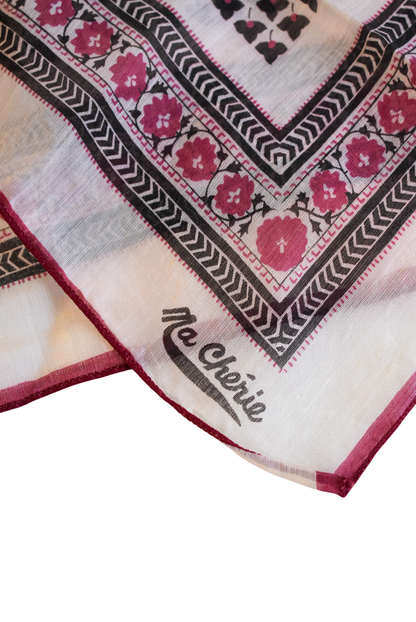 Ma Cherie silk scarf tie