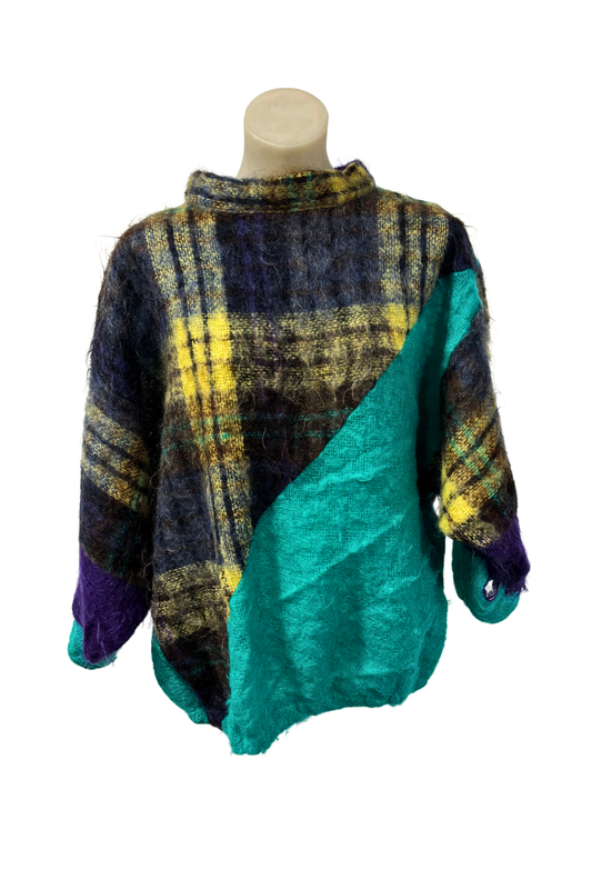 Camel Designs vintage wool + mohair jumper M/L