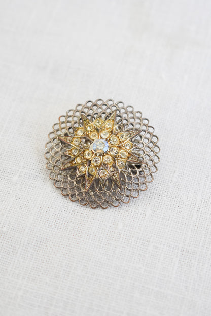 Vintage filigree brooch