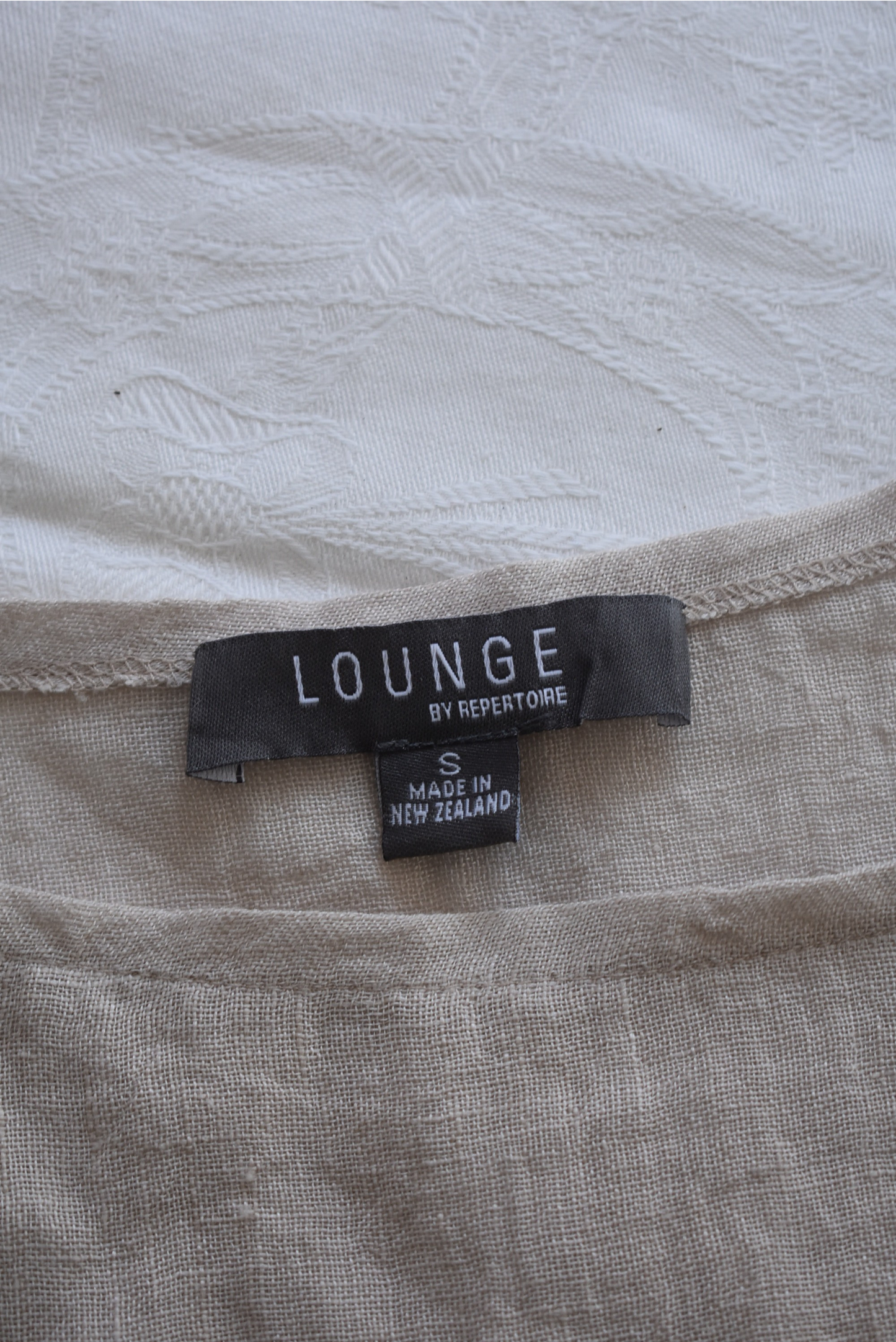 Lounge by Repertoire NZ Made linen blouse, S