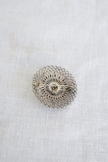 Vintage filigree brooch