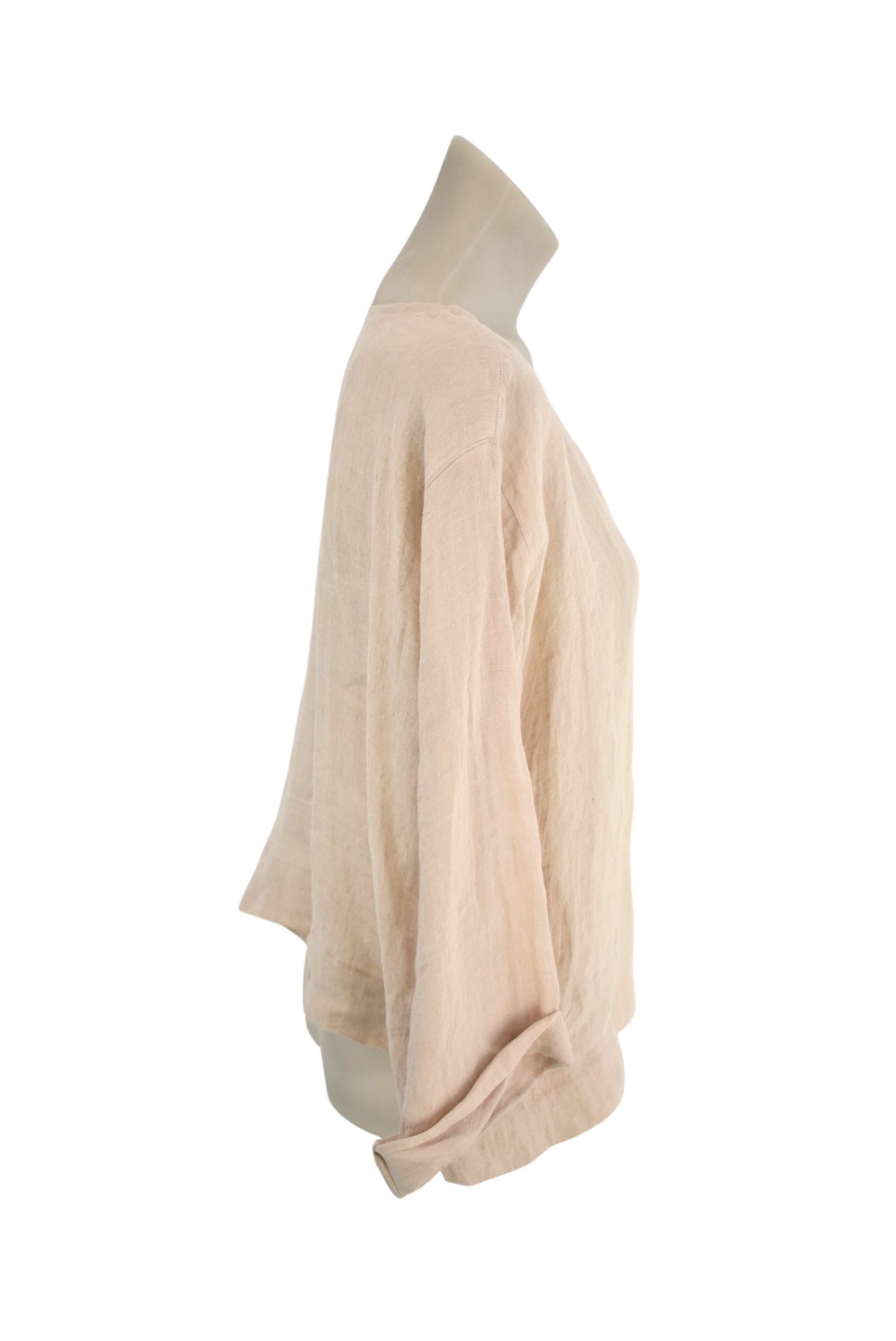 Lounge by Repertoire NZ Made linen blouse, S