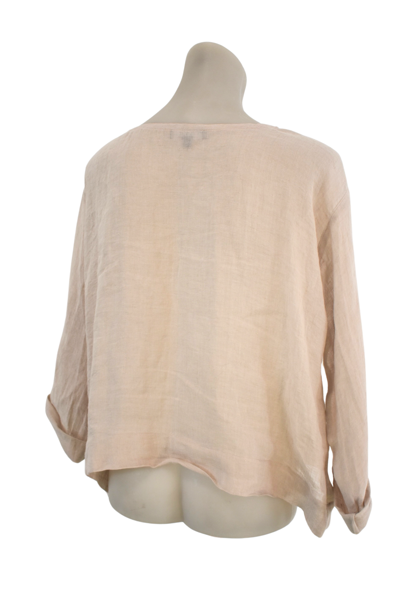 Lounge by Repertoire NZ Made linen blouse, S