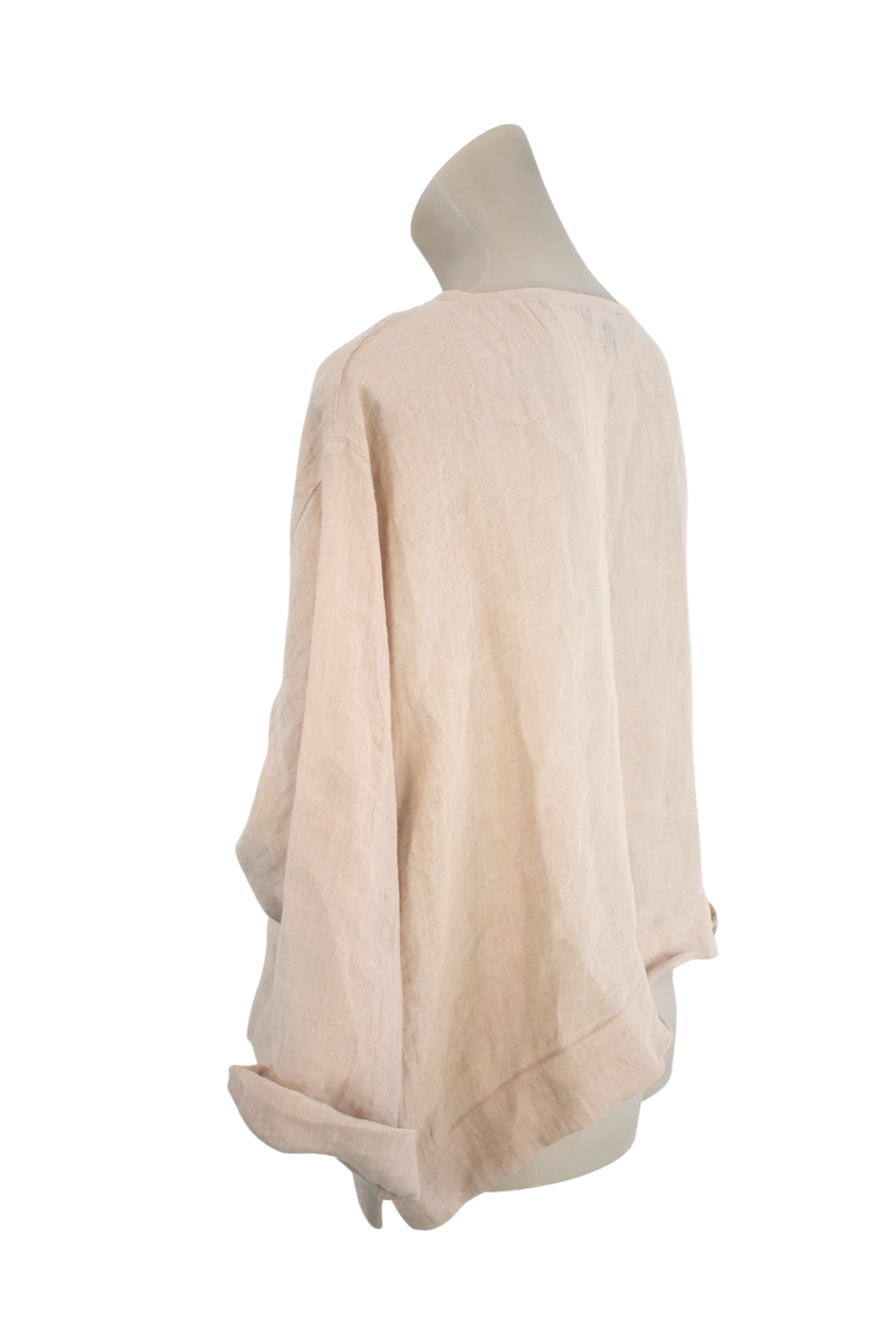 Lounge by Repertoire NZ Made linen blouse, S