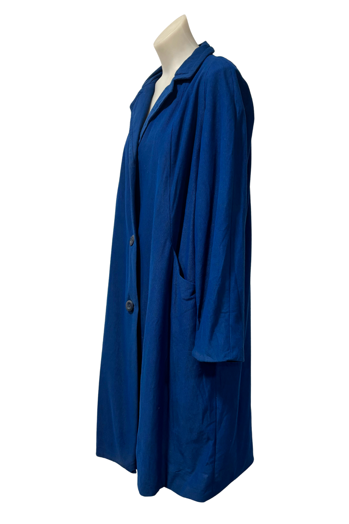 1970's Barbarella NZ made long foam back coat, OS