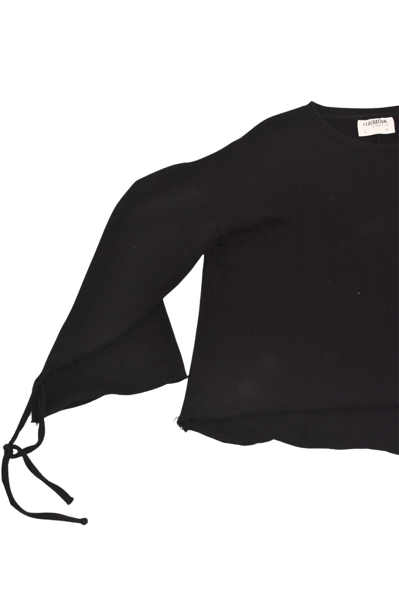 Federation NZ Designer black jumper, L