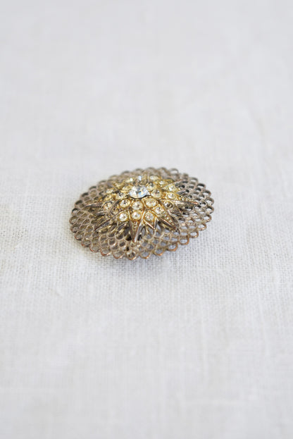 Vintage filigree brooch