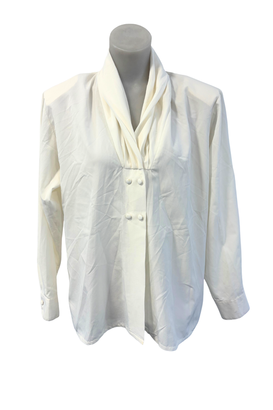 Pierre Cardin white blouse, 18