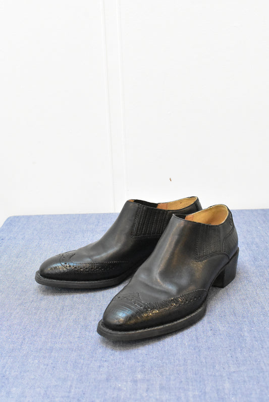 Ariat black leather loafers