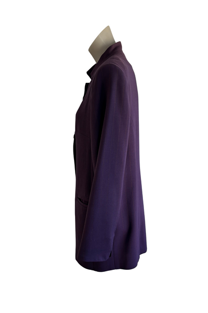 A Modo Mio NZ made purple pin stripe blazer, S