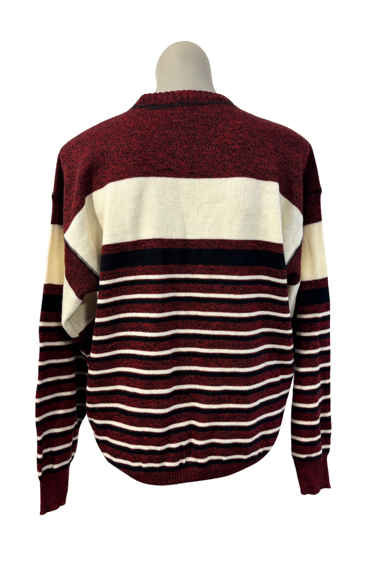 Par Four sportswear striped knit jumper, L