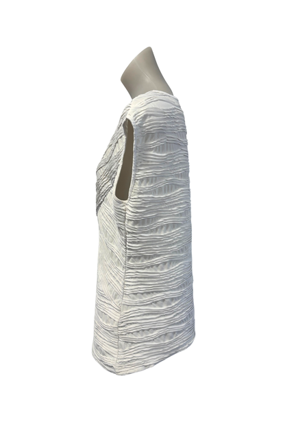 WADOS( textured v-neck vest top, L