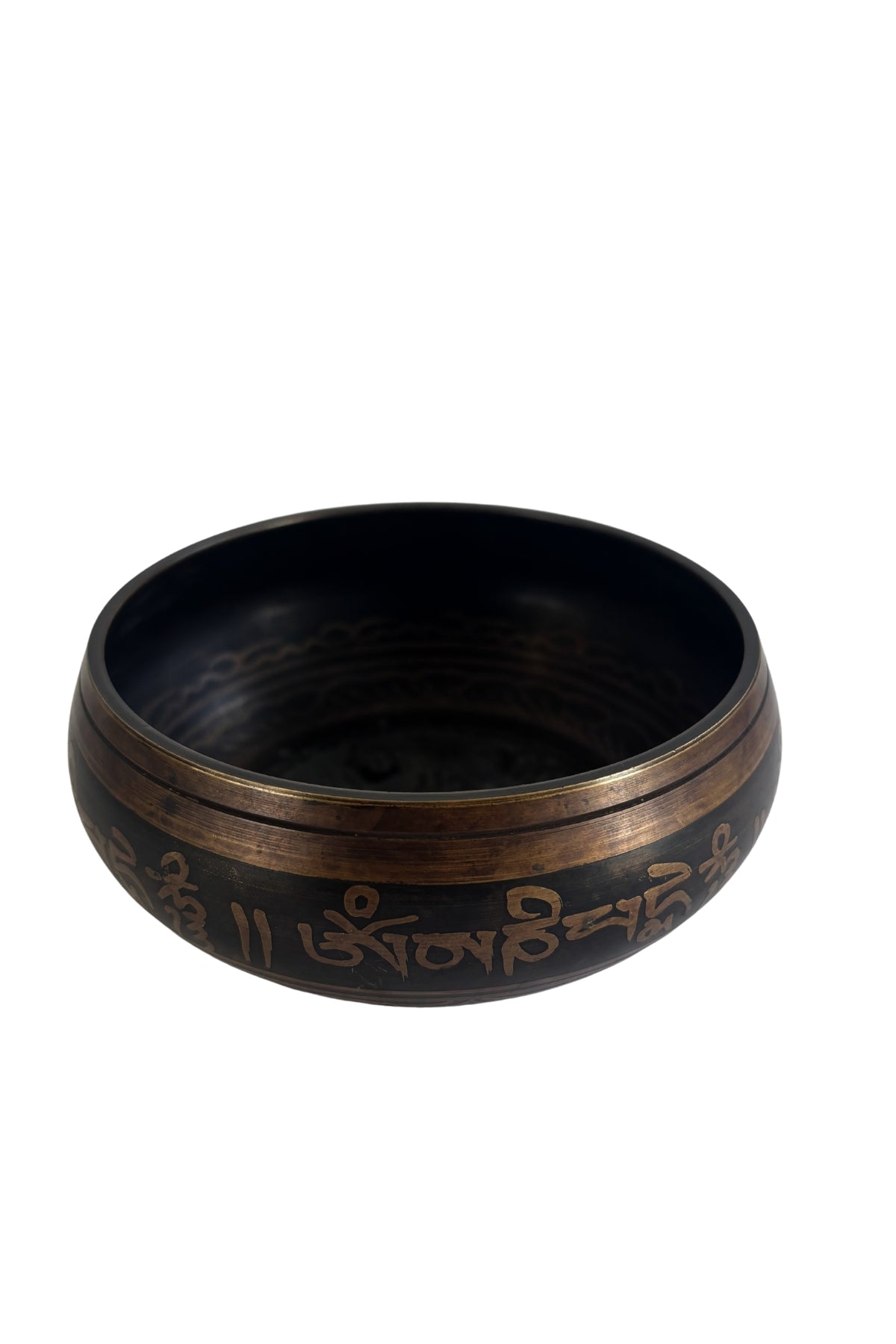 Brass Tibetan singing bowl