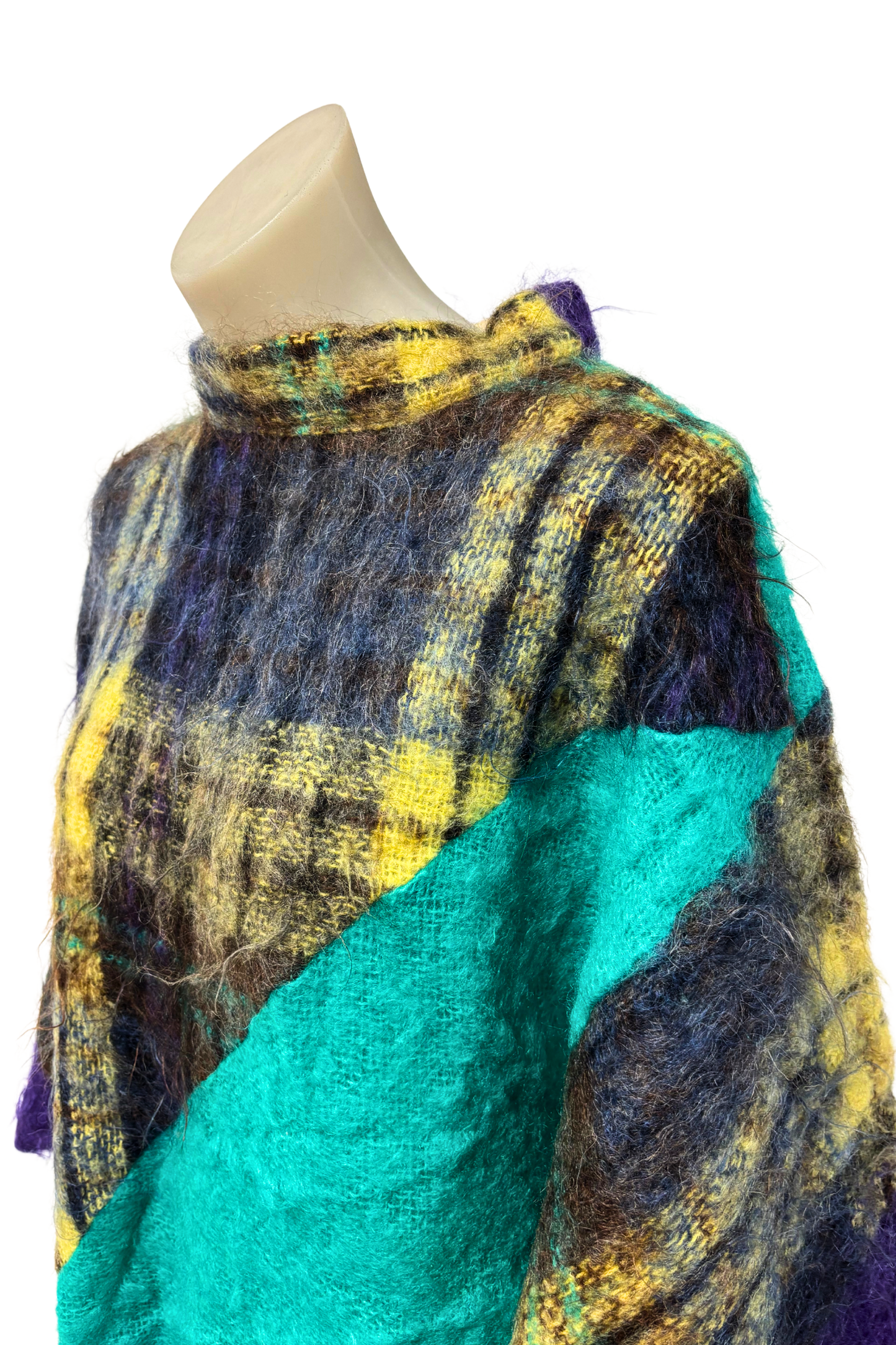 Camel Designs vintage wool + mohair jumper M/L