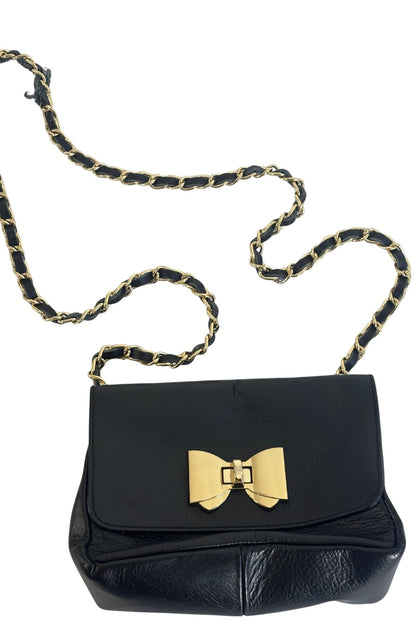 Borse in Pelle genuine leather Italian made little black bag