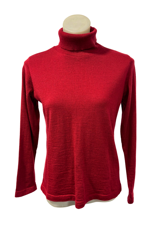 Ecology merino turtleneck lightweight sweater, M