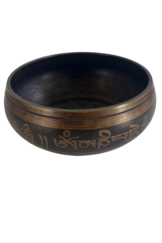 Brass Tibetan singing bowl