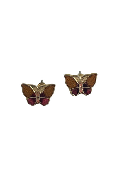 Cutesy butterfly stud earrings