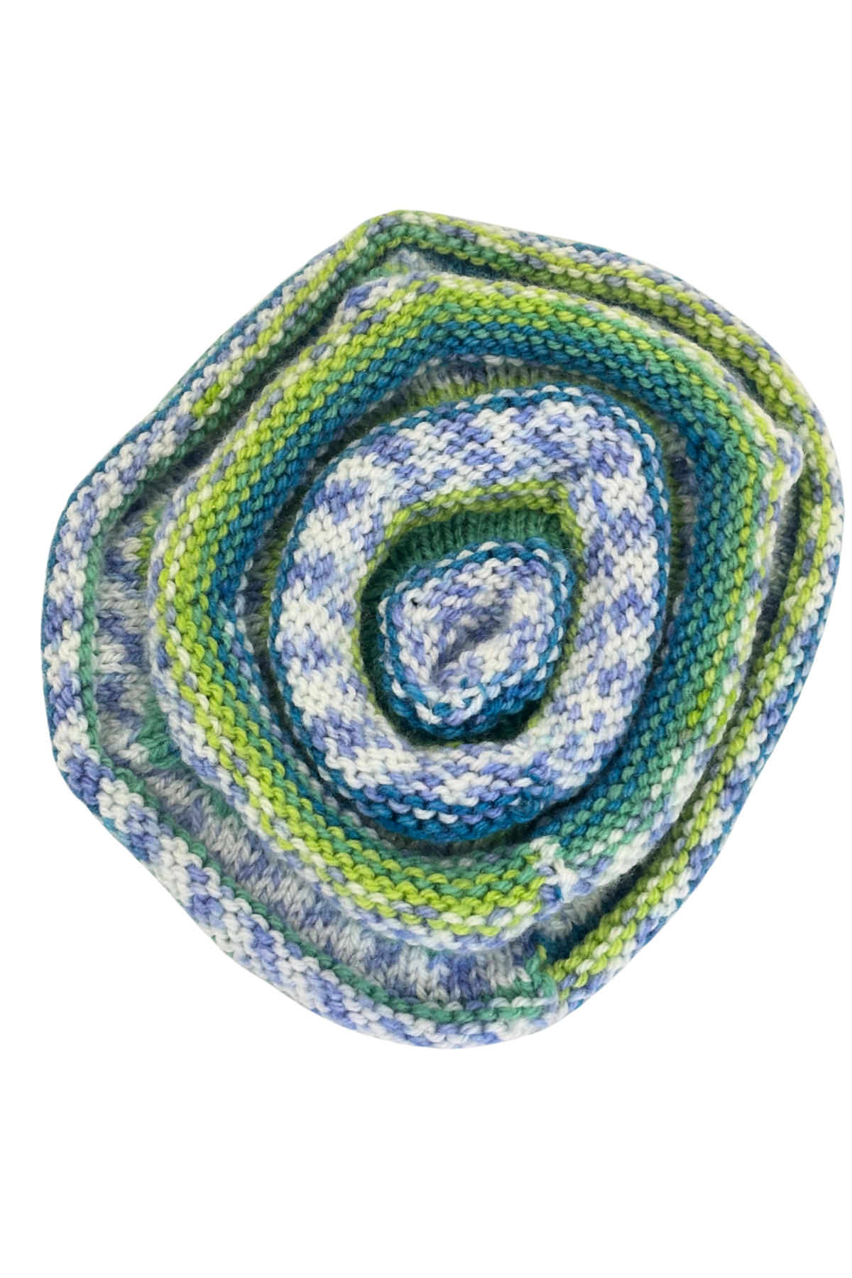 Funky handmade knit beret
